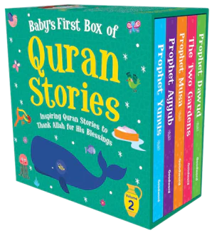 Baby’s First Box of Quran Stories - 2 (5 Board Books Set)